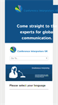 Mobile Screenshot of conferenceinterpreters.co.uk